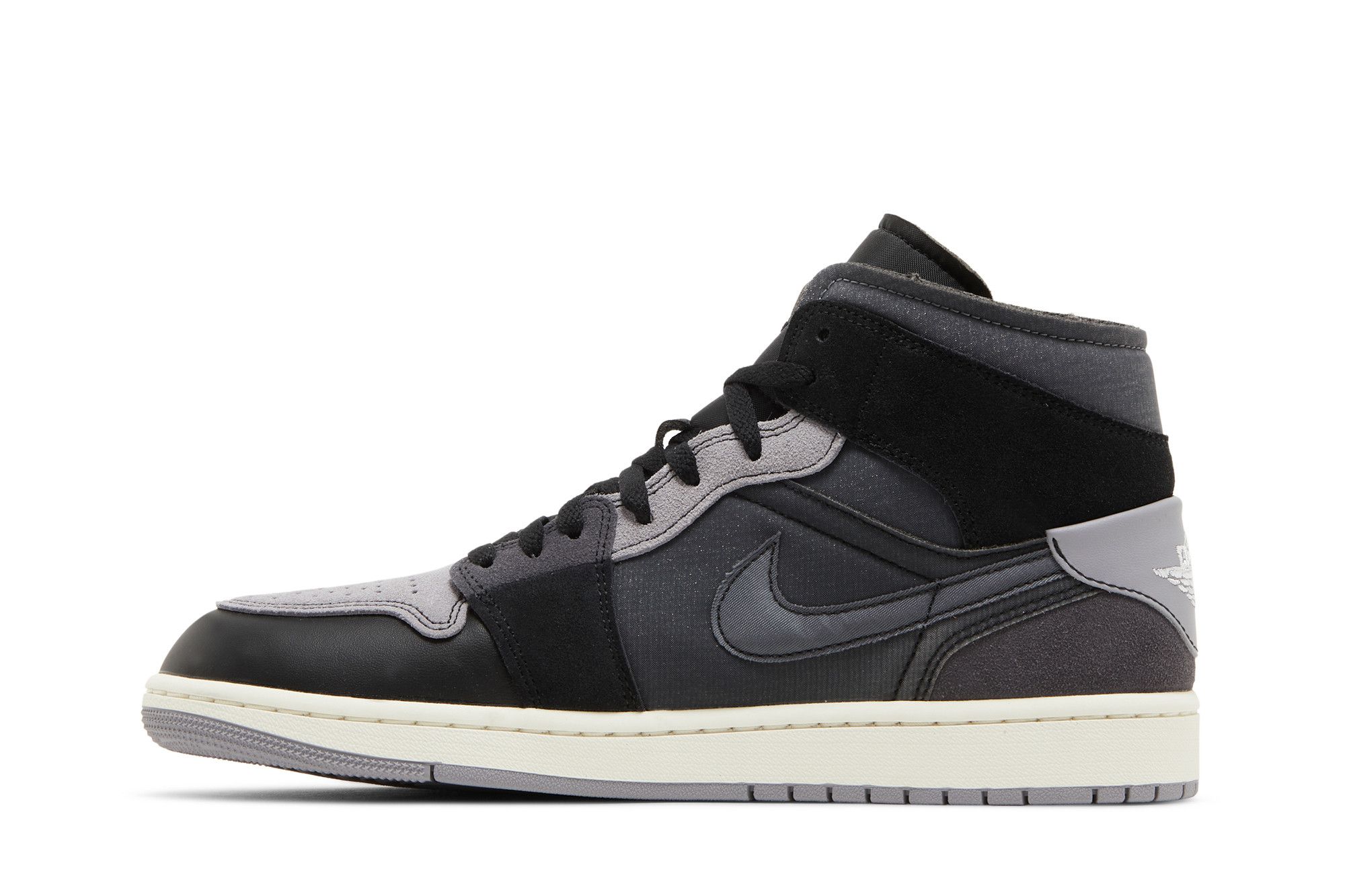 Buy Air Jordan 1 Mid SE Craft 'Inside Out - Black' - DM9652