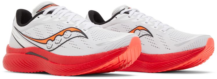 Saucony Endorphin Speed 3 White ViZiRed