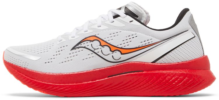 Saucony Endorphin Speed 3 White ViZiRed