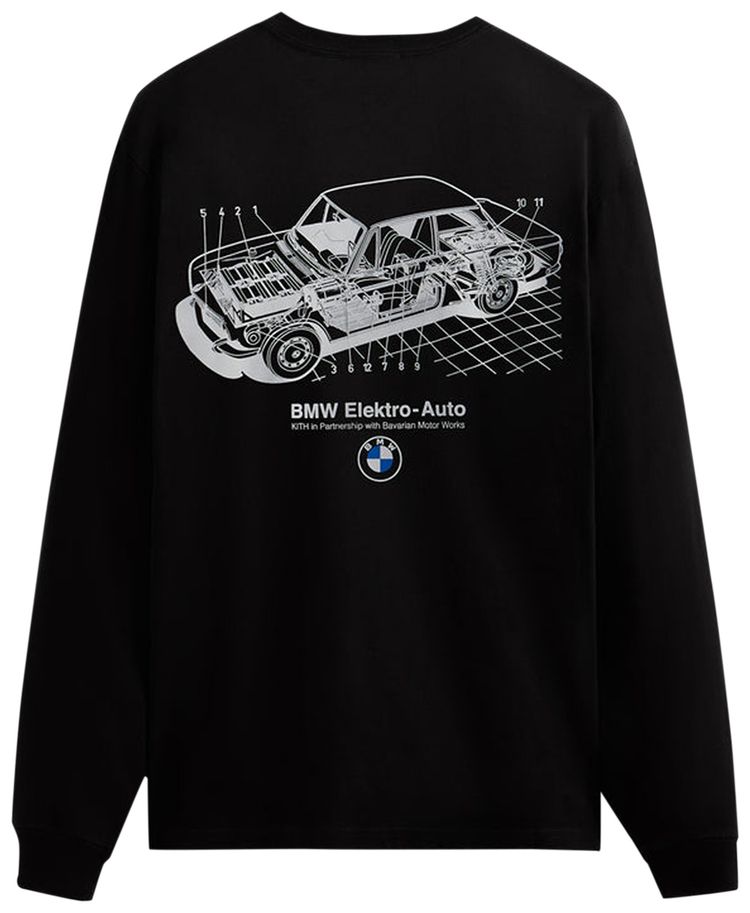 Kith For BMW Mechanical Long Sleeve Tee Black