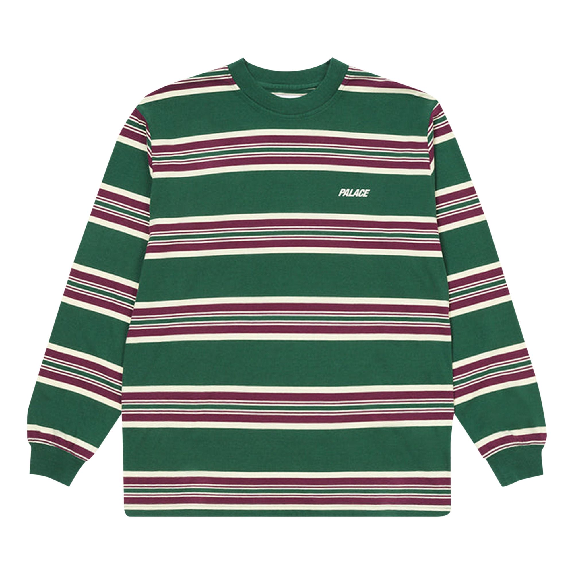 palace TRIO STRIPE LONGSLEEVE Horizon Long Sleeve Top Dusty Blue