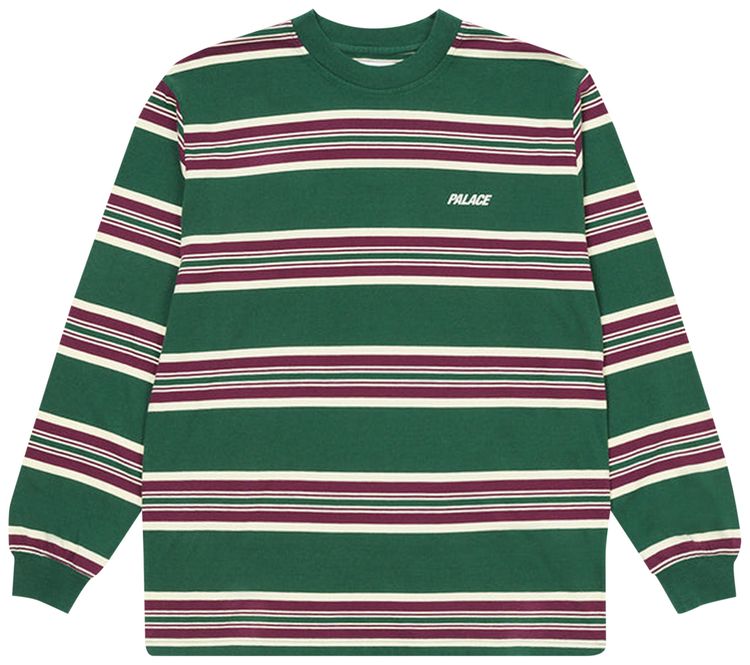 Palace Stoner Stripe Longsleeve Top Green