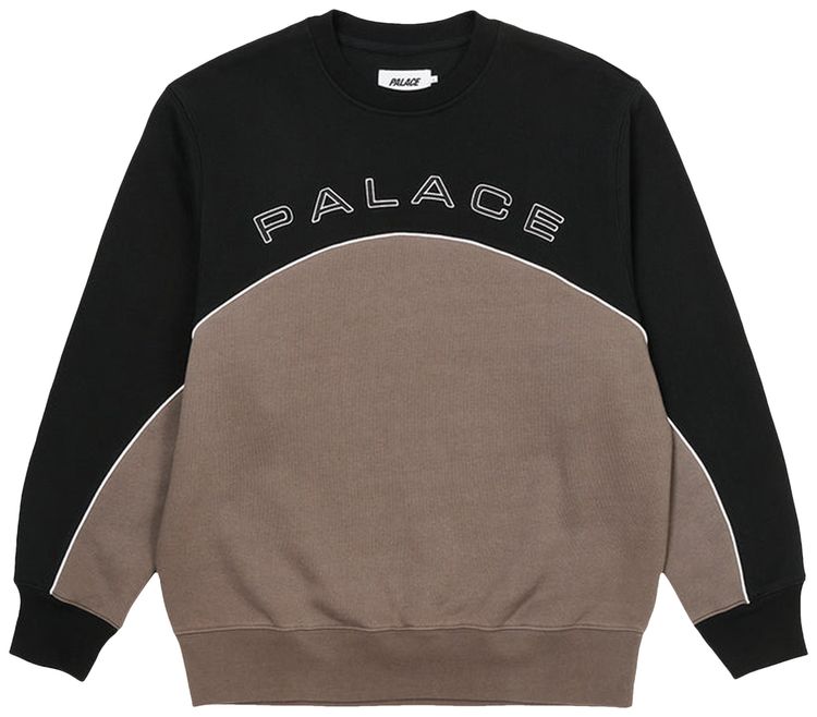 Palace 2 Tone Arch Crew BlackGrey