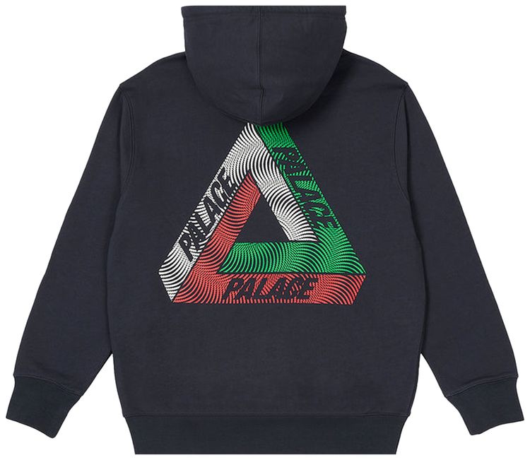 Palace Swirl Tri Ferg Hood Navy