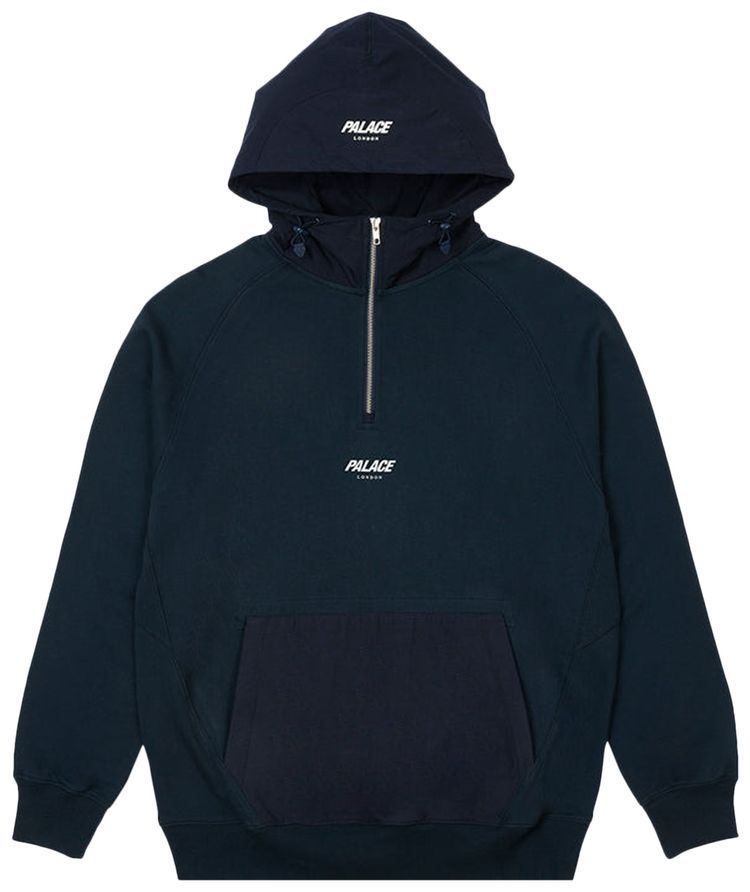Palace 14 Zip Cotton Panel Navy