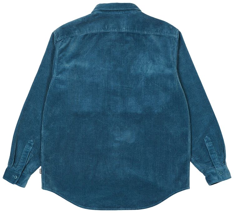 Palace Cargo Cord Shirt Blue