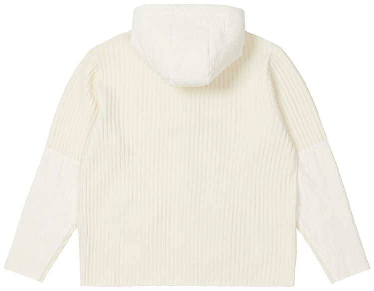 Palace Marine Zip Hood Knit Bone