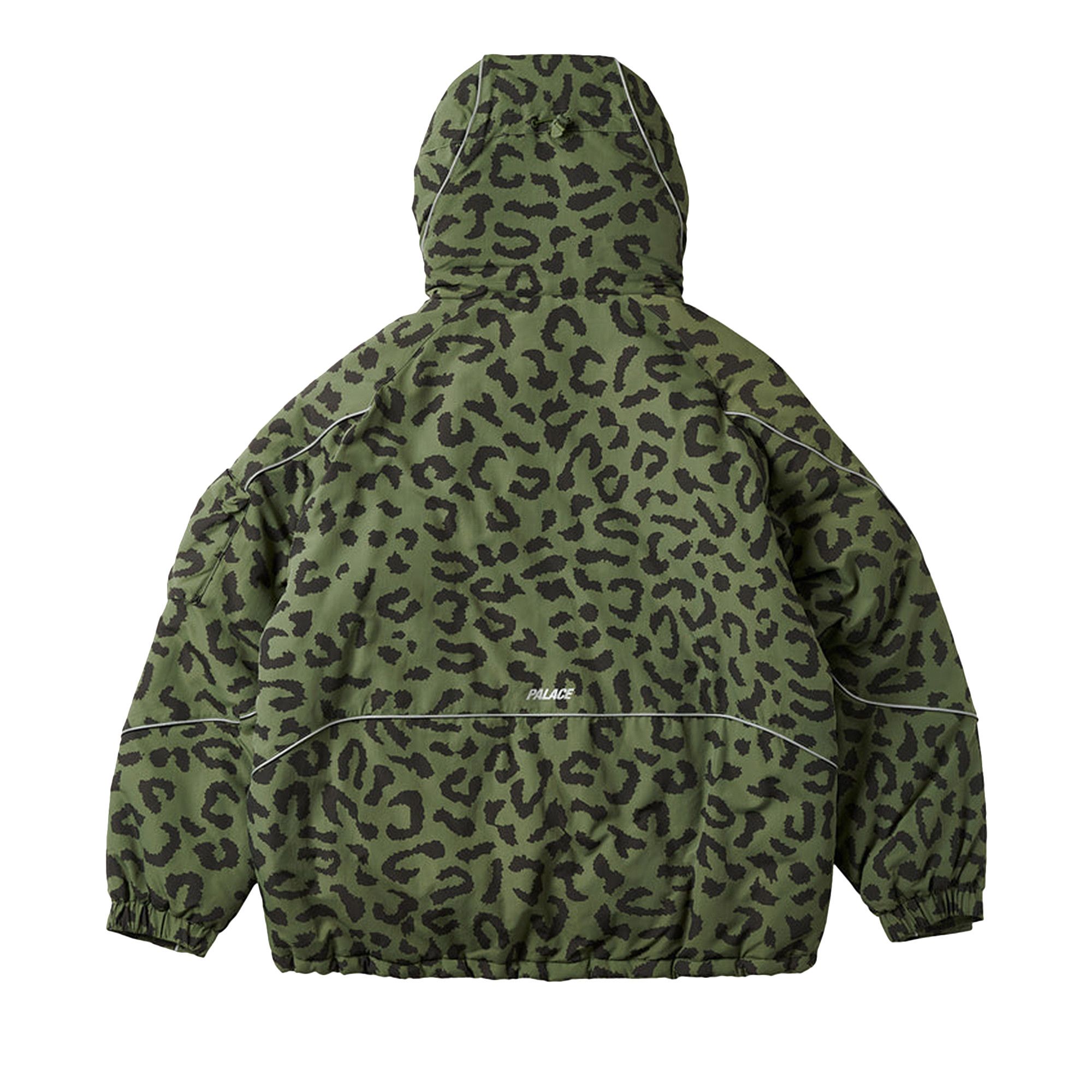 Buy Palace M-Tech Hooded Jacket 'Olive Cheetah' - P23JK125 | GOAT