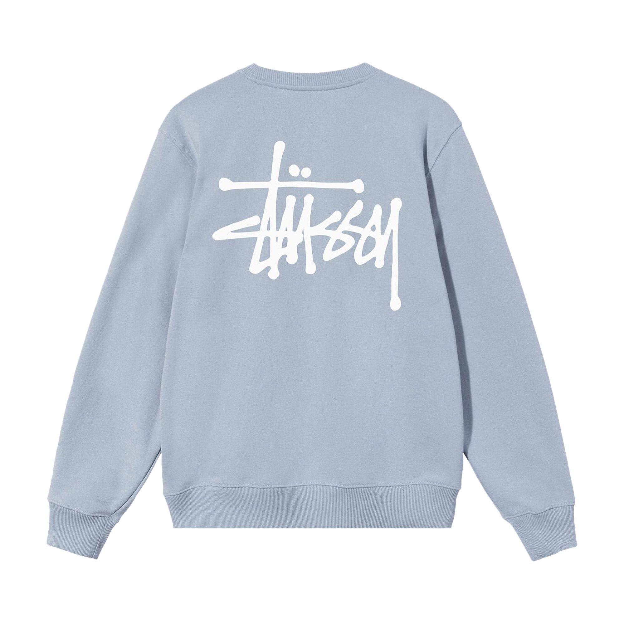 Buy Stussy Basic Crew Steel 1914762M STEE GOAT CA