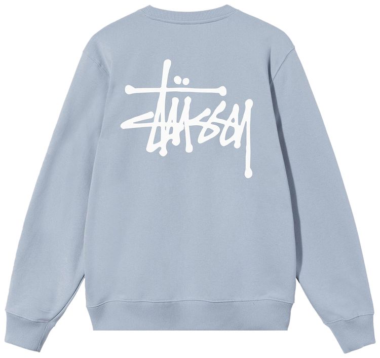 Stussy Basic Crew Steel