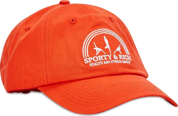 Sporty  Rich Fitness Group Hat CherryWhite