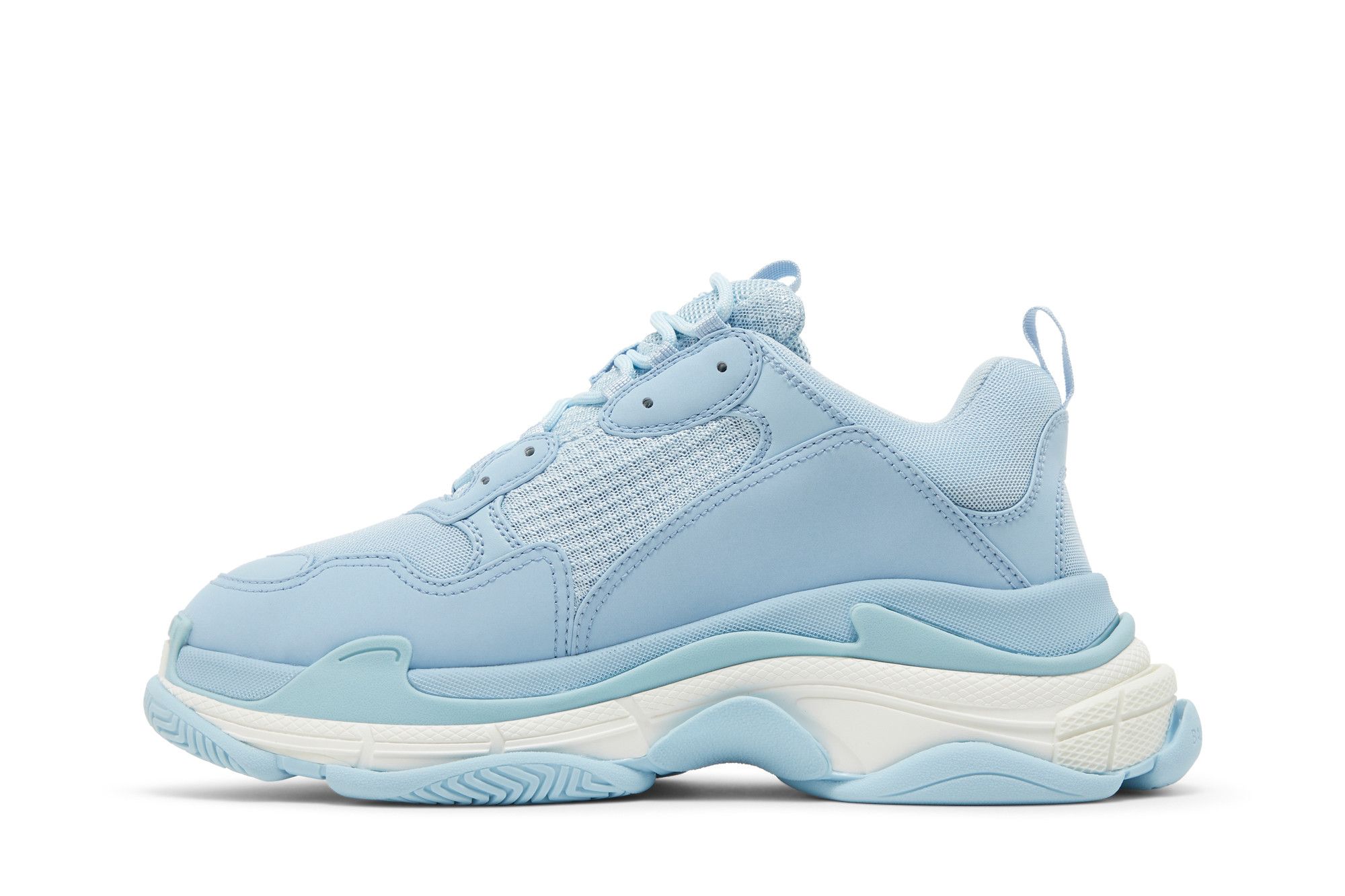 Buy Balenciaga Triple S Sneaker 'Allover Logo - Light Blue