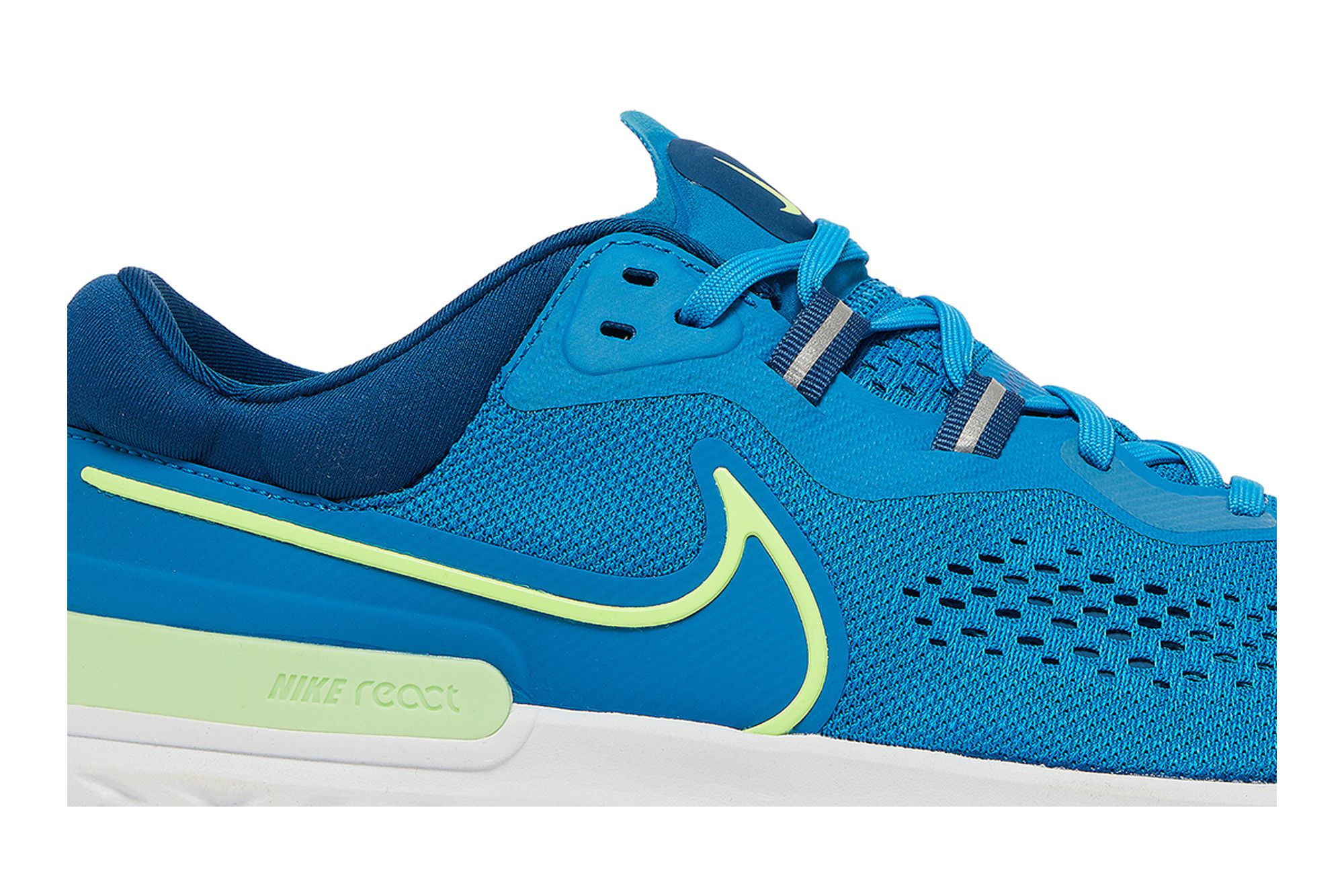 Buy React Miler 2 Imperial Blue Lime Glow CW7121 402 GOAT