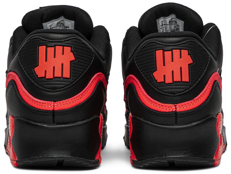 Undefeated x Nike Air Max 90 Black Solar Red