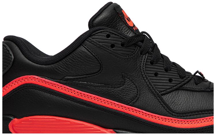 Undefeated x Nike Air Max 90 Black Solar Red