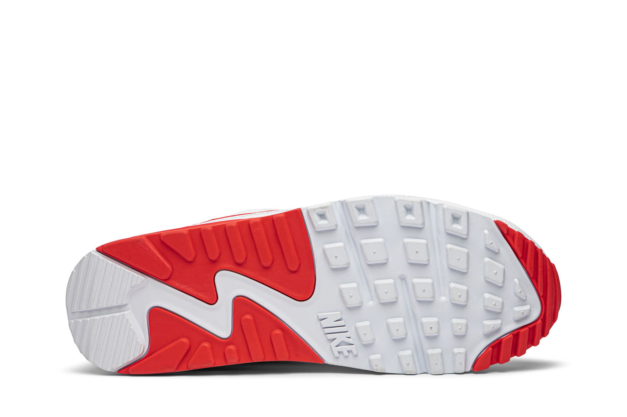 Buy Undefeated x Air Max 90 'White Solar Red' - CJ7197 103