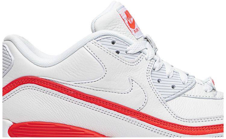 Undefeated x Nike Air Max 90 White Solar Red