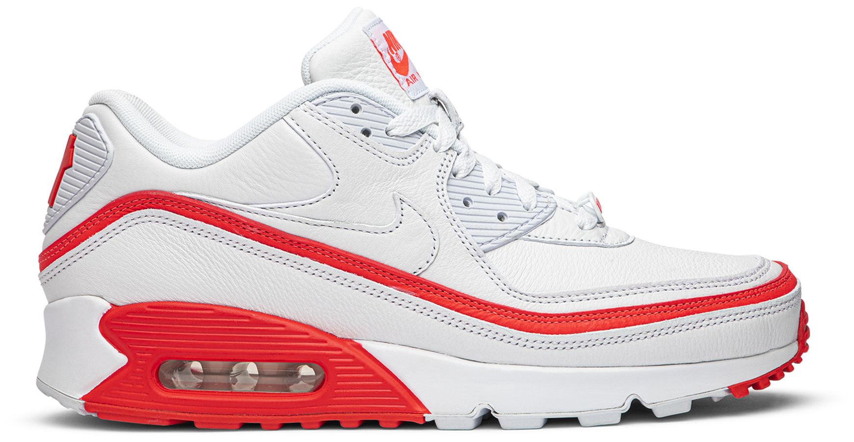 Undefeated air max 90 solar red clearance
