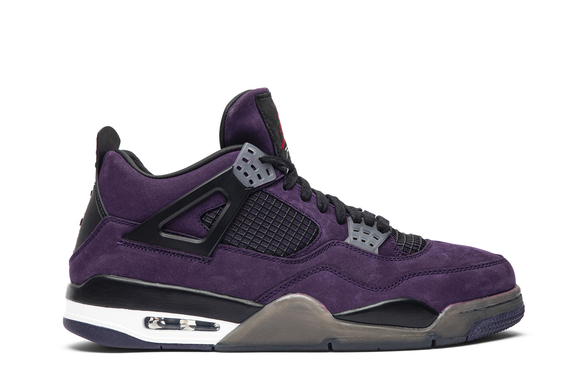 Buy Travis Scott x Air Jordan 4 Retro 'Purple Suede - White 