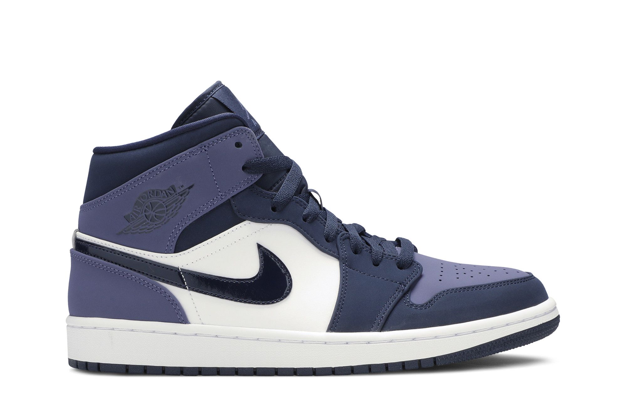 Buy Air Jordan 1 Mid 'Sanded Purple' - 554724 445 | GOAT