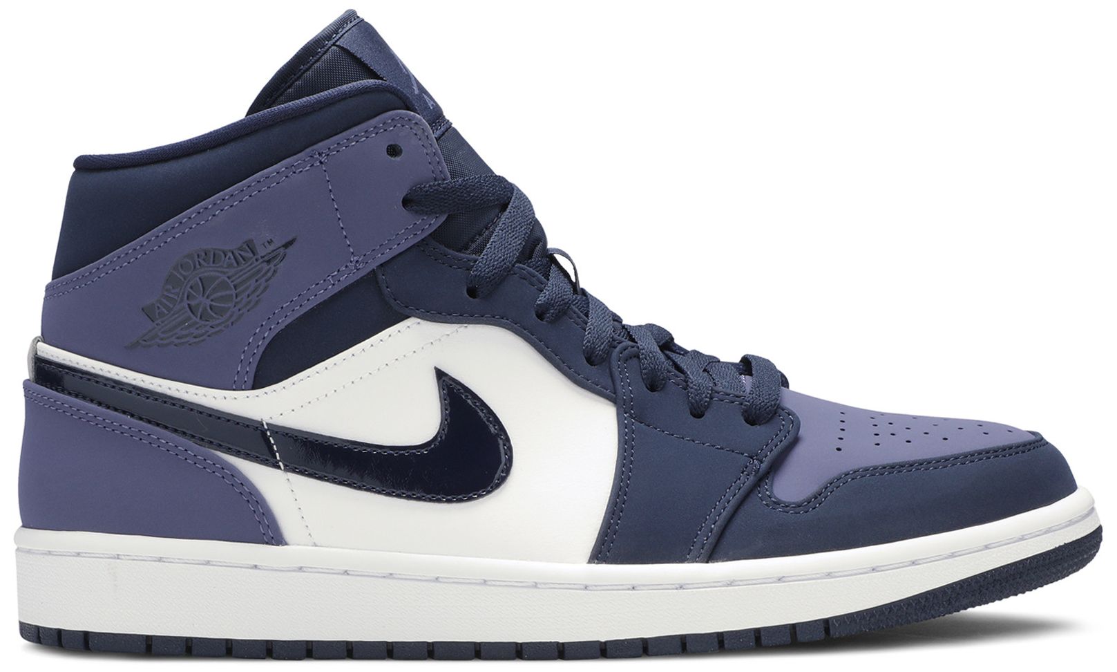 air jordan 1 mid purple women's