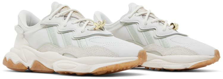 Adidas Wmns Ozweego White Linen Green Gum