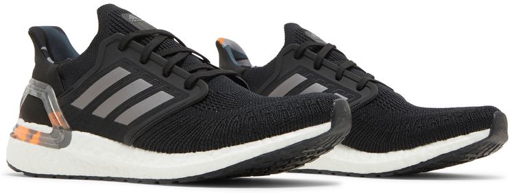 Adidas UltraBoost 20 Black Signal Orange Camo