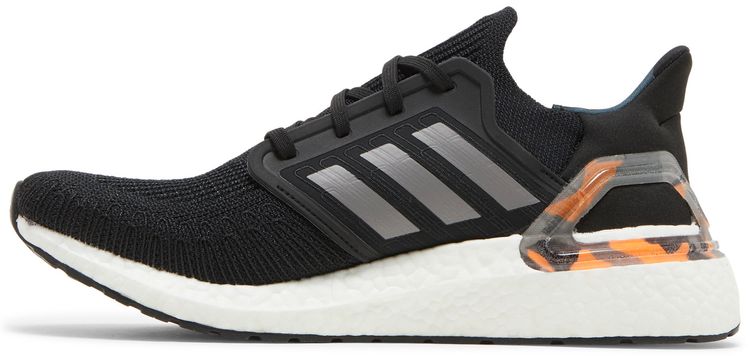 Adidas UltraBoost 20 Black Signal Orange Camo