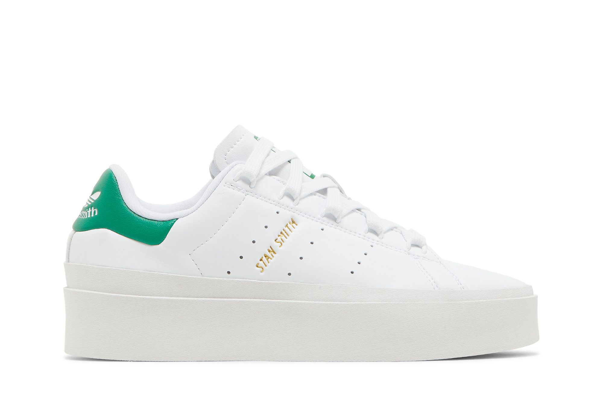 Adidas stan smith deals bold white green