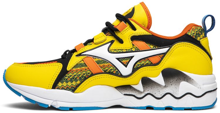 Pardon My French x Mizuno Wave Rider 1 African Fabric
