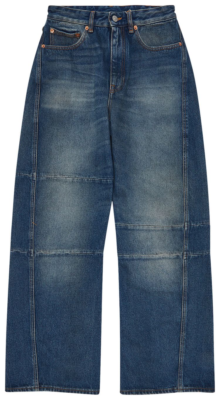 MM6 Maison Margiela Straight Leg Jeans Blue