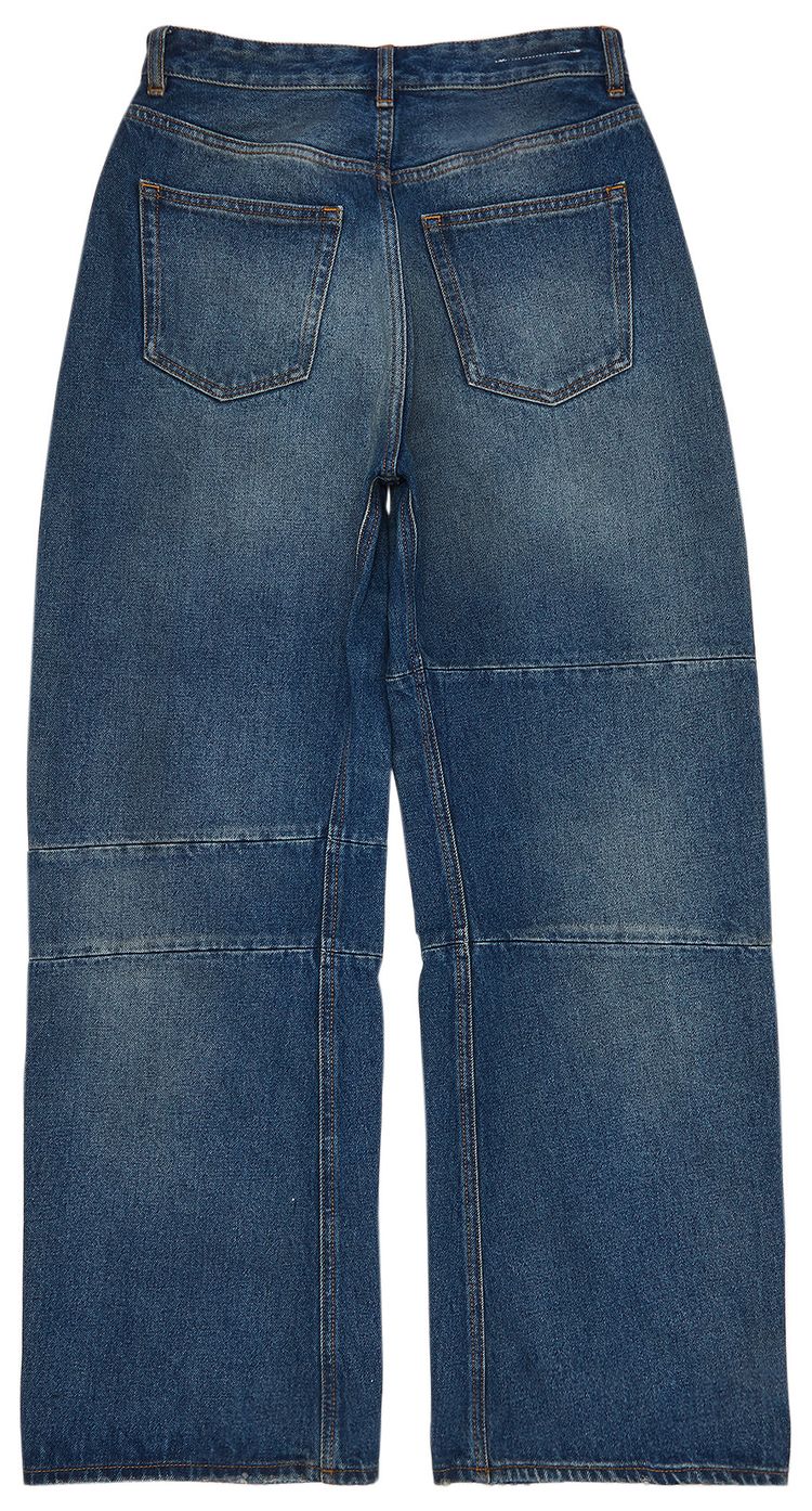 MM6 Maison Margiela Straight Leg Jeans Blue