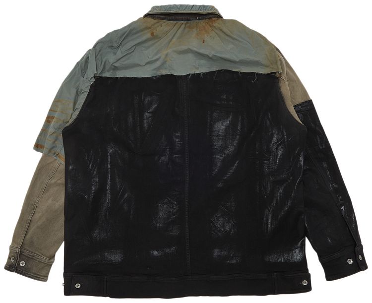Rick Owens DRKSHDW Jumbo Worker Jacket Mineral Pearl