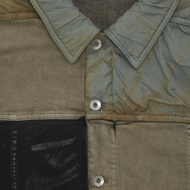 Rick Owens DRKSHDW Jumbo Worker Jacket Mineral Pearl