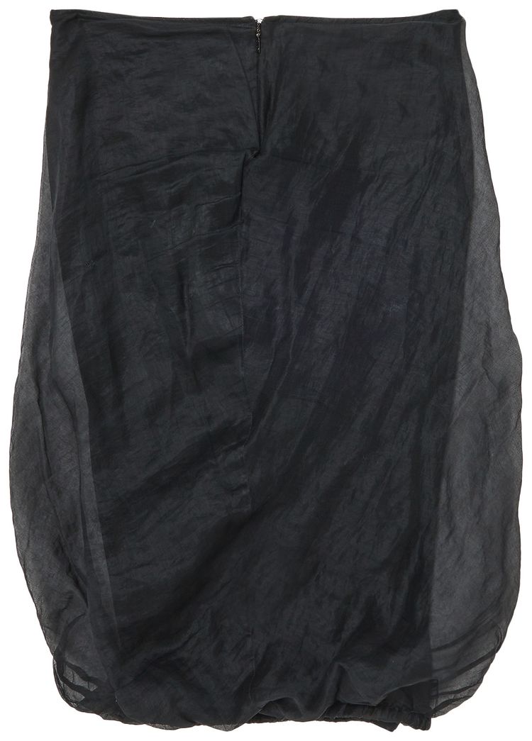 Vintage Gucci Layered Skirt Black