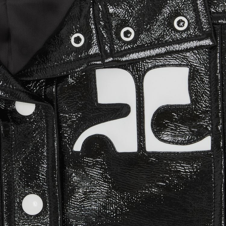 Courreges Cropped Jacket Black