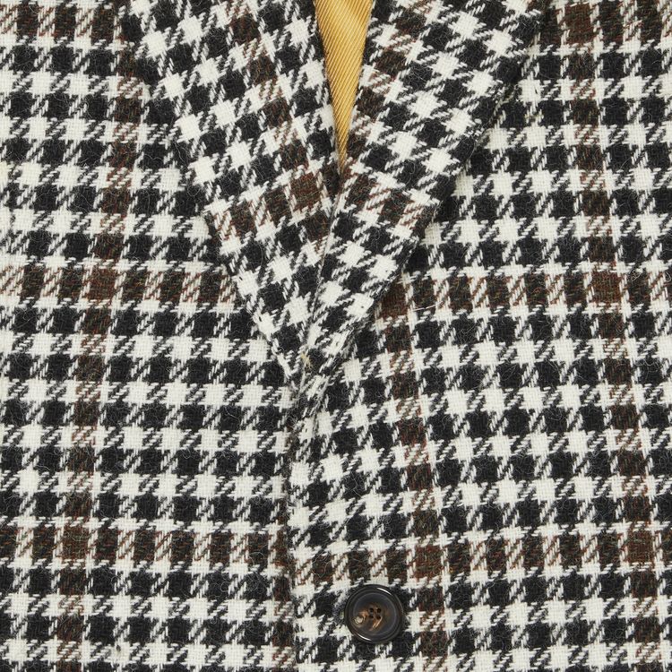Marni Pied De Poule Wool Jacket Black