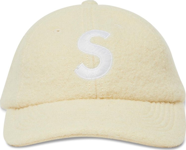 Supreme Boiled Wool S Logo 6-Panel 'White'