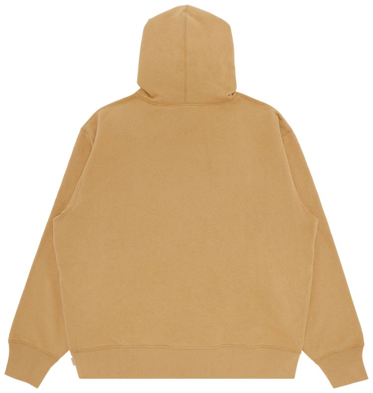 Supreme Rhinestone Shadow Hooded Sweatshirt Dark Tan