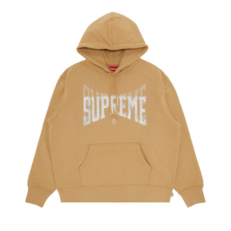 Buy Supreme Rhinestone Shadow Hooded Sweatshirt 