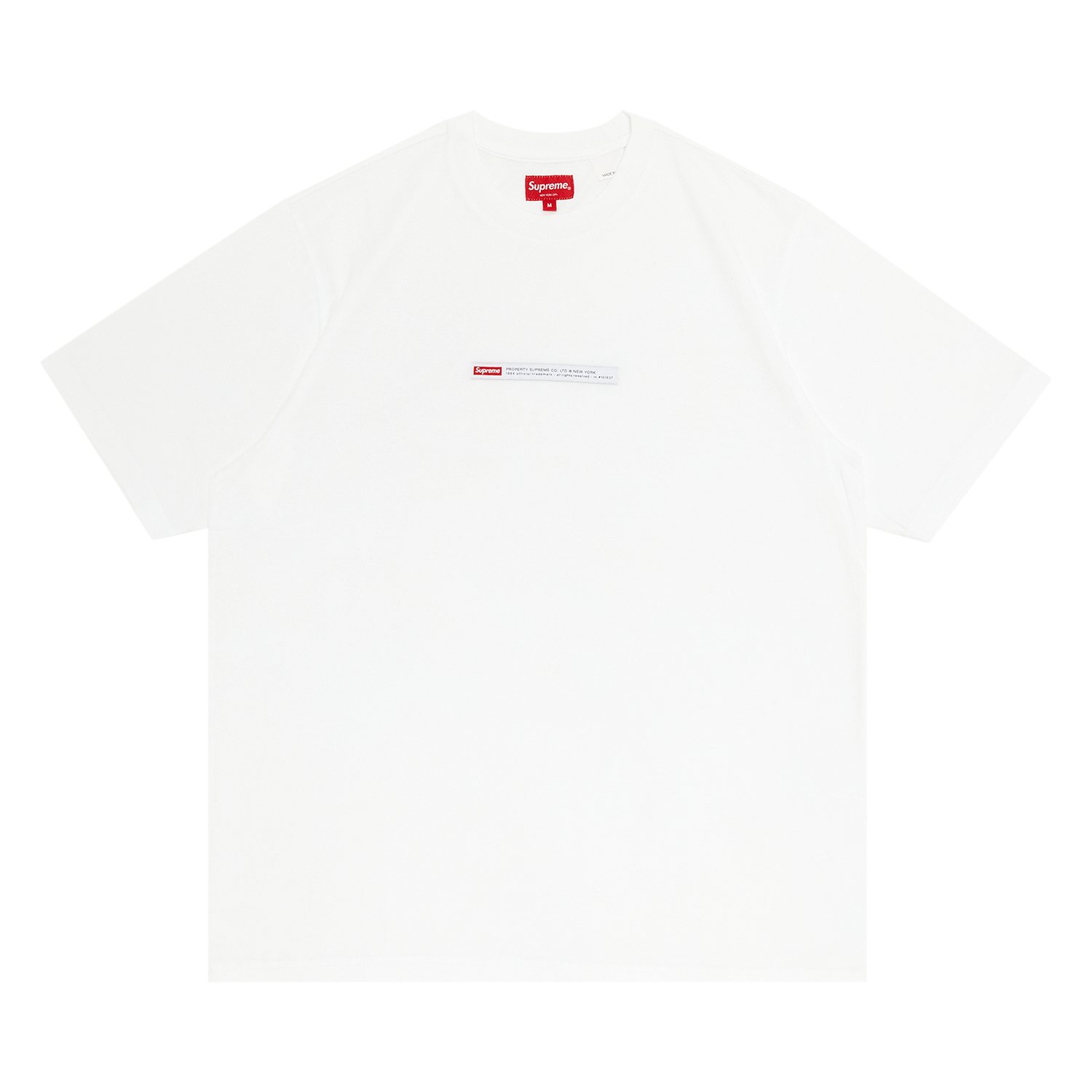 Buy Supreme Property Label Short-Sleeve Top 'White' - FW22KN69 WHITE | GOAT