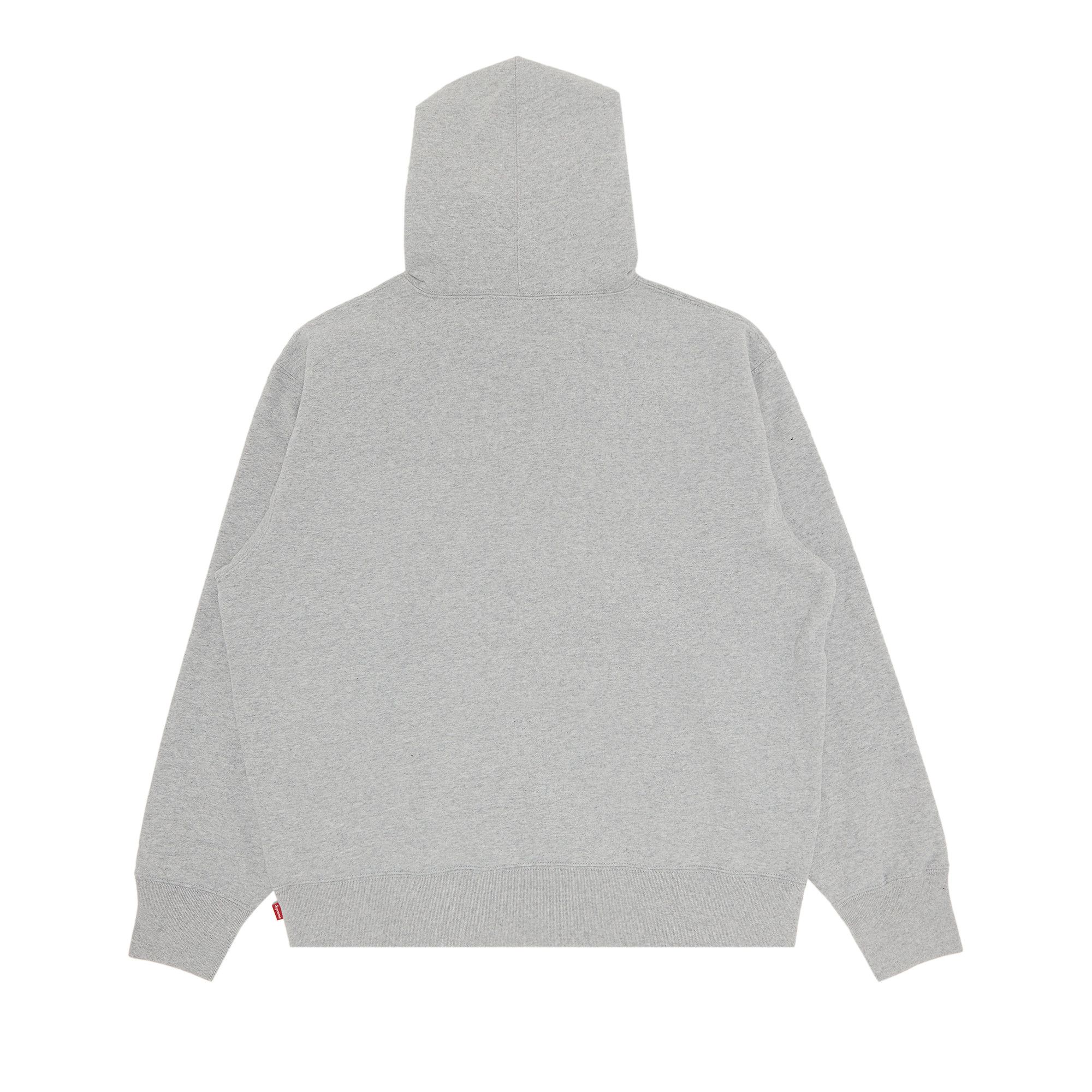 Buy Supreme Rhinestone Shadow Hooded Sweatshirt 'Heather Buy Supreme Rhinestone Shadow Hooded Sweatshirt 'Heather