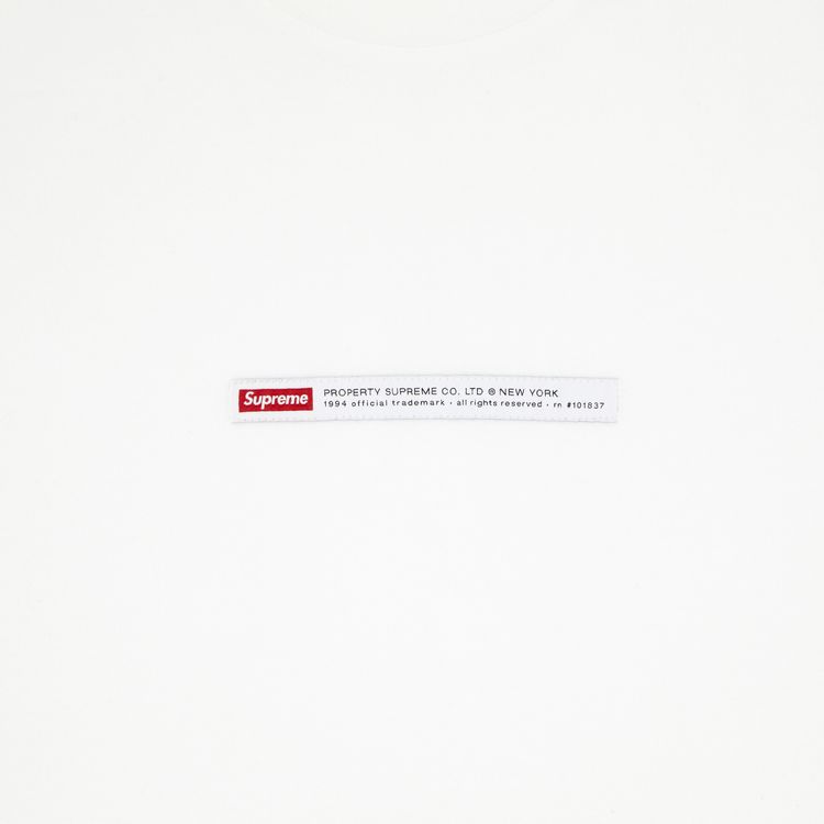 Supreme Property Label Short Sleeve Top White