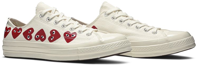 Comme des Garcons Play x Chuck 70 Low Top Multi Heart
