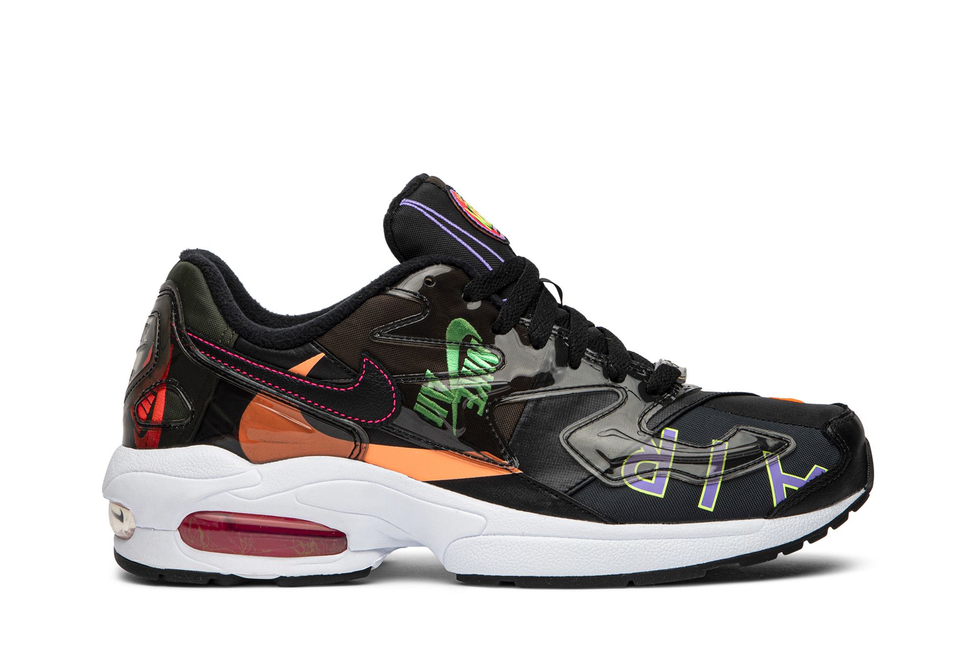 Nike air max 2 light qs atmos black bright crimson hot sale