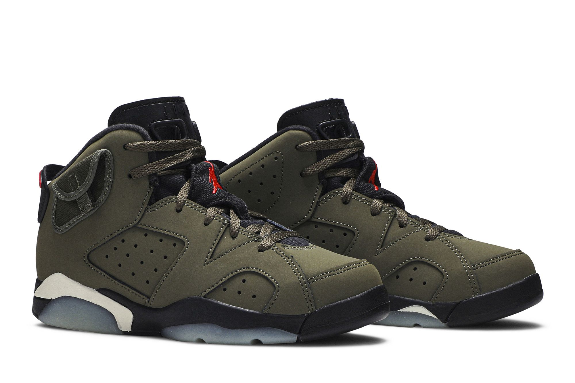 PS) Air Jordan 6 Retro x Travis Scott 'Olive' CQ3565-200