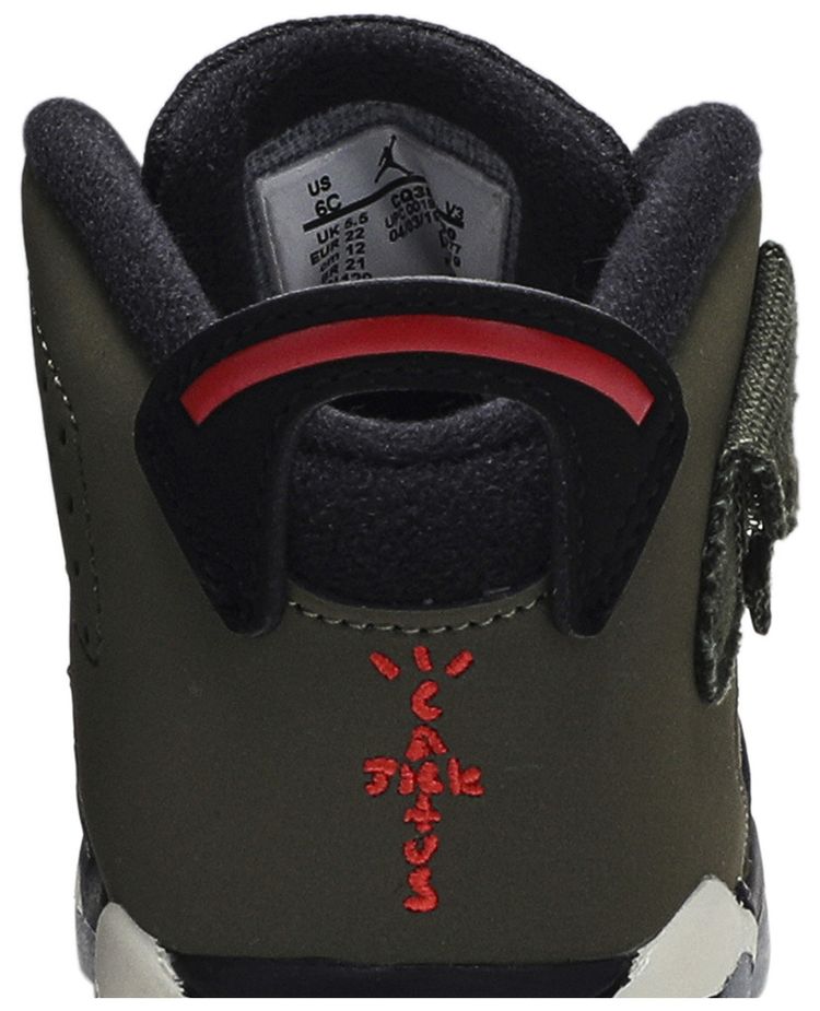 Travis Scott x Air Jordan 6 Retro TD Olive