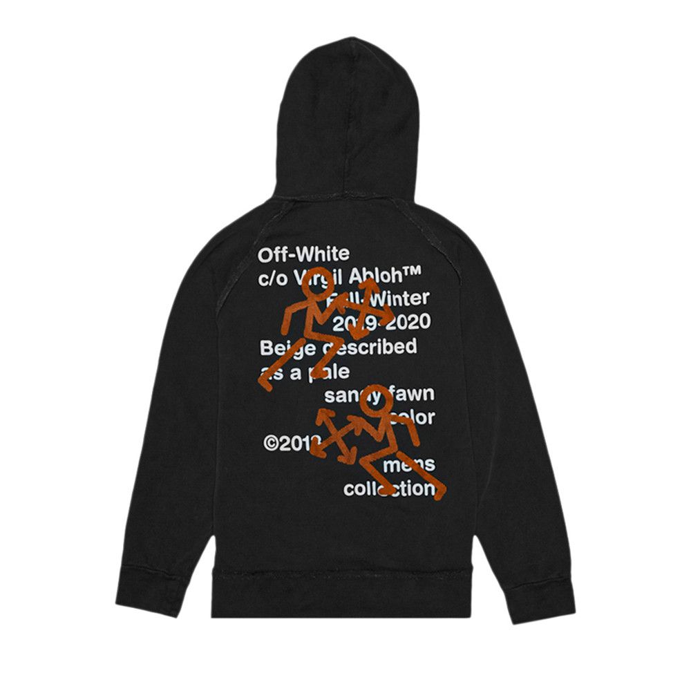 Buy Off White Pictogram Incompiuto Hoodie Black OMBB057F19E300041088 GOAT UK