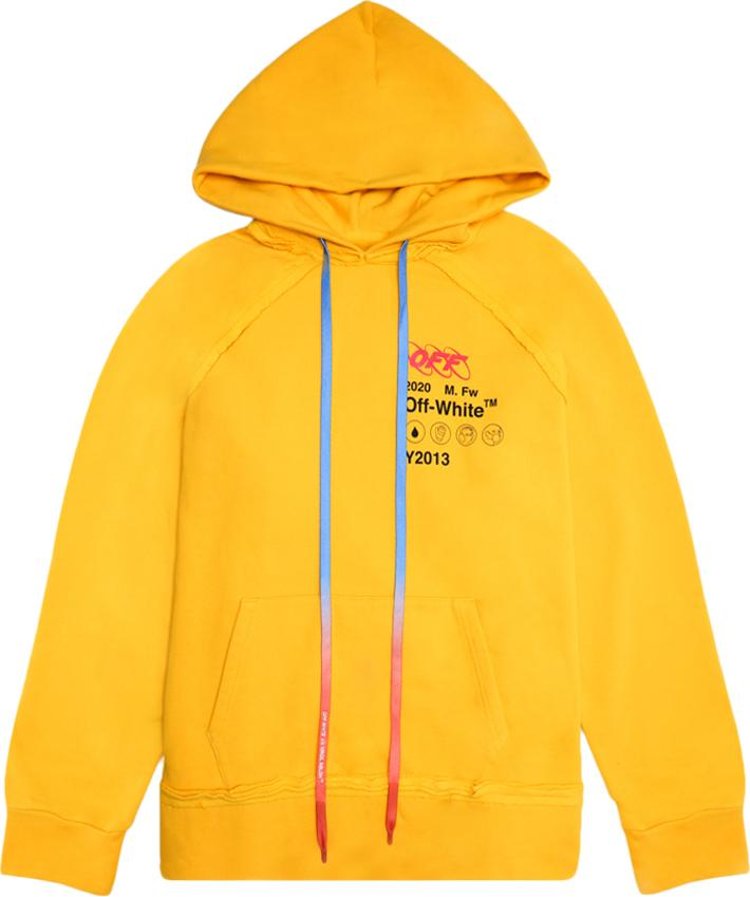 Off-White Industrial Y013 Incomplete Hoodie 'Yellow' - OMBB057F19E300166010 | GOAT
