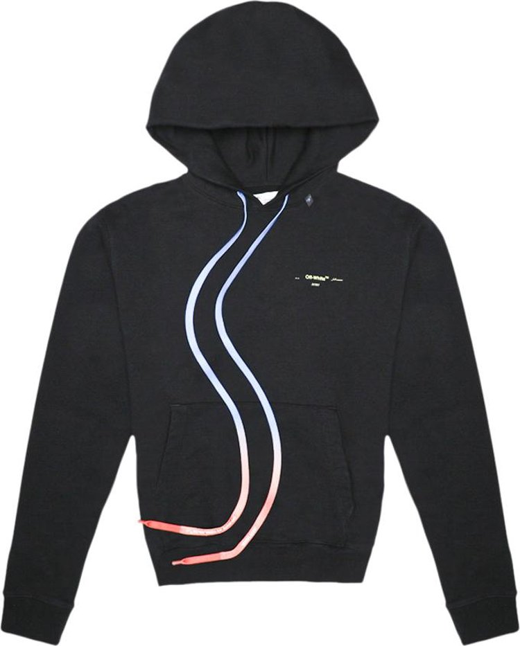 Off-White Acrylic Arrows Incomplete Hoodie 'Black'